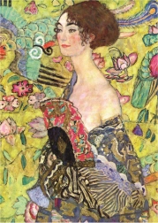 Sestavljanka Dama z pahljačo 1000 koščkov EDUCA