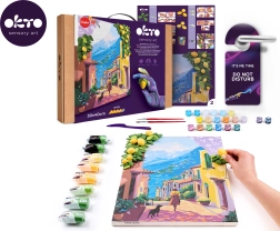 Slikanje po številkah in 3D modeliranje – slika Lemon Weekend 30 × 40 cm