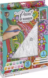 Slikanje po številkah – samorog, platno 30 × 40 cm