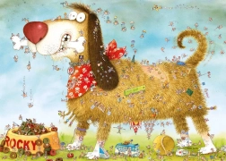 Sestavljanka Na psu 1000 kosov