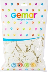 Pastelno beli baloni 26 cm GODAN (100 kos)