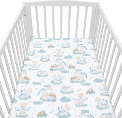 Bombažna rjuha za otroško posteljico NEW BABY Zmajek 120 × 60 cm