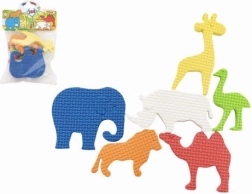 Teddies vodne nalepke zoo – set 6 kosov