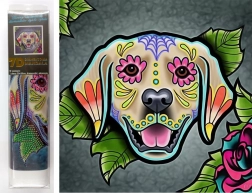 Diamantno slikanje 7D labrador 30 × 30 cm