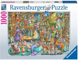 Sestavljanka 2D 1000 Ravensburger Sever v knjižnici