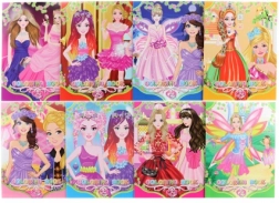 Pobarvanke za deklice – zvezek 16 listov