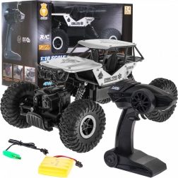RC terensko vozilo Crawler Monster 1:18 za otroke 6+ – Srebrna