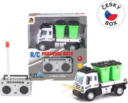 Smetarsko vozilo na daljinsko upravljanje s kontejnerji