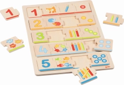 Lesena vstavljanka Nauči se šteti