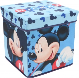 Cozy Noxxiez shranjevalna škatla in taburet MICKEY MOUSE 30×30×30 cm