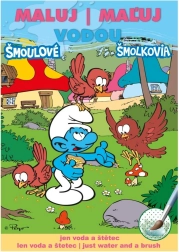 Pobarvanke z vodnimi barvami A5 – Smrkci 15 × 21 cm