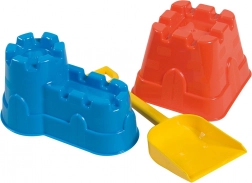 ANDRONI modelčki za pesek – grajski zidovi z lopatko (mešanica barv)