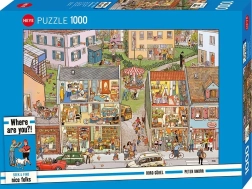 HEYE sestavljanka Seek & Find: Mestne hiše, 1000 kosov