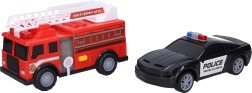 Policijski in gasilski avtomobil z učinki 23 cm