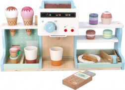 Lesena sladoledarna in kavarna za otroke