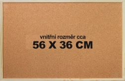 Plutasta podloga za sestavljanke 56 × 36 cm z okvirjem