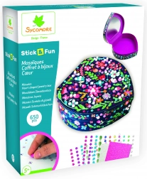 Stick & Fun - škatlica za nakit v obliki srca