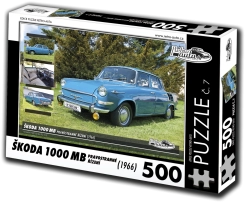 Sestavljanka RETRO-AVTOMOBILI Škoda 1000 MB 1966 – 500 delcev
