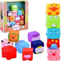 Gumijaste živali za kopel, 12 kosov