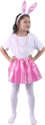 Kostum zajček z roza krilom in zajčjimi ušesi
