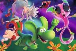 Sestavljanka 100 koščkov - Zmaj Diplodok in prijatelji