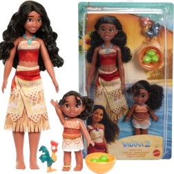 Set punčk DISNEY VAJANA 2 – Vajana in Simea z dodatki