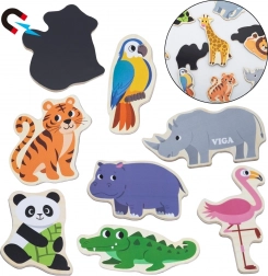 Viga leseni magneti – divje živali, 20 kos