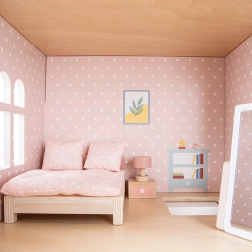 lesen punčkin hišica z pohištvom