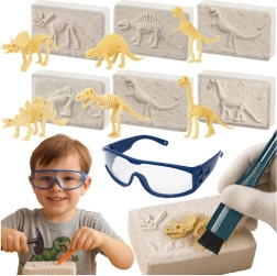 KRUZZEL izkopavanja dinozavrov 6v1 – paleontološki komplet