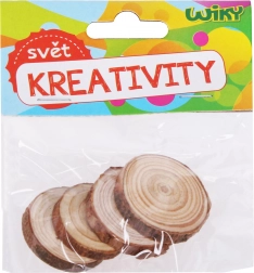 Leseni koluti 3–4 cm, set 4 kos