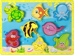 Lesena vstavljanka podvodni svet