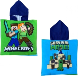 Pončo s kapuco Minecraft 50 × 110 cm - 1 kos