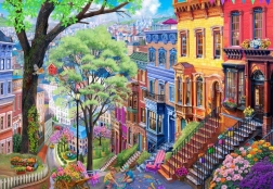 Sestavljanka Spomladansko mesto 1000 delov od Bluebird