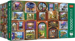 Trefl sestavljanka 10.000 koščkov Windows of the Seasons