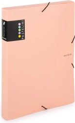 Škatla z elastiko A4 Pastelini marelična