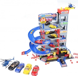 Woopie večnadstropno parkirišče s pralnico, dvigalom in helikopterjem