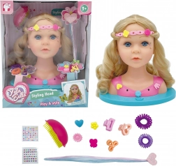 Glava za česanje z efekti 24 cm