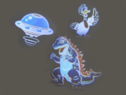 Laserske pištole s projektorjem