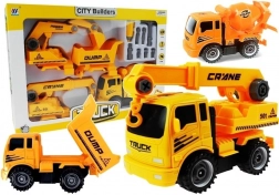 Set razstavljivih gradbenih vozil