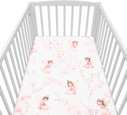 Bombažne rjuhe za otroško posteljico NEW BABY Vile 120×60 cm