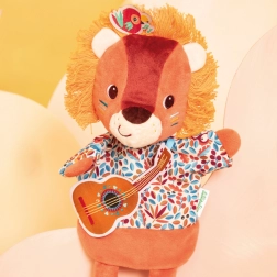 Ročna lutka Lev Jack od Lilliputiens