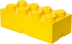 Lego shranjevalna škatla 8 rumena