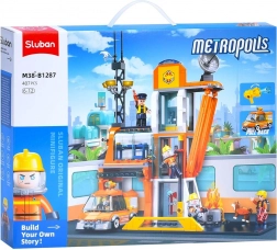 Sluban Metropolis Reševalno Poveljstvo Gradbeni Set