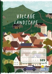 Šolski zvezek A5 karo 5 × 5 mm Vas, 20 listov