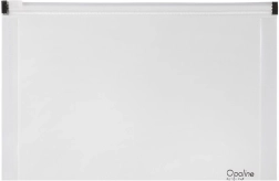 Prozorna ovojnica z zadrgo A4 Opaline