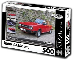RETRO-AUTA Puzzle Škoda Garde 1983 500 koščkov
