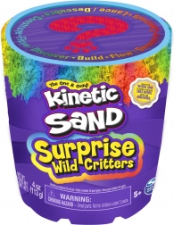 Kinetic Sand vedro s presenečenjem – divje živalice