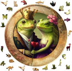 Lesene sestavljanke Ljubezen in žabe 505 kosov