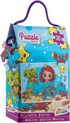 Sestavljanka morska deklica 30 kosov 29 × 18 cm