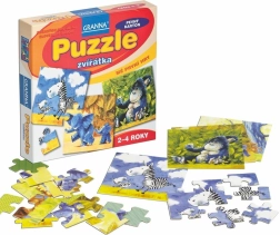 Granna puzzle živali – moje prve sestavljanke za otroke